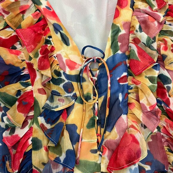 Floral Ruffle Dress - Picture 5 of 9